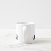 フランスのな旗のかたつむり エスプレッソカップ (裏面)