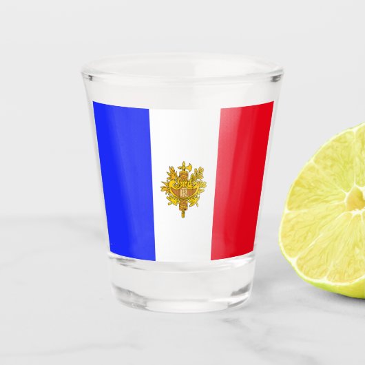 フランスのな旗 ショットグラス (正面)