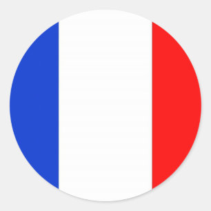 フランスのな旗 ラウンドシール
