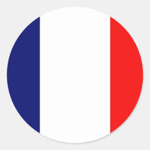 フランスのな旗 ラウンドシール