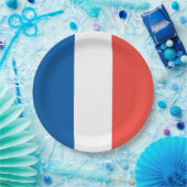 フランスのな旗: 三色のパリ祭のパーティー ペーパープレート (パーティー)