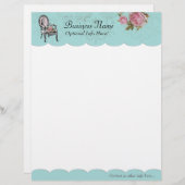 フランスのな椅子の手紙の頭部 レターヘッド (正面/裏面)