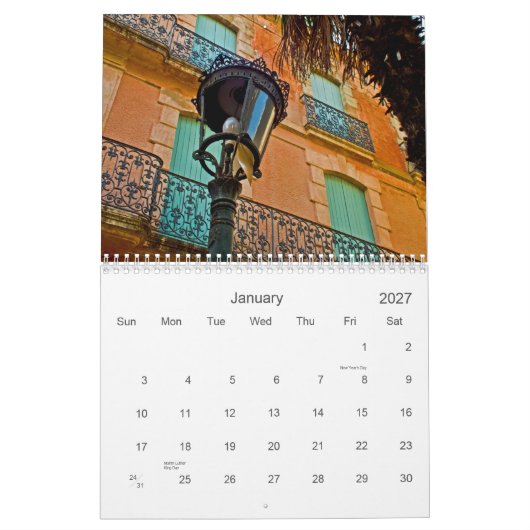 フランスのな生命2013年 カレンダー (1月 2027)