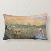 フランスのな田舎ランバーサポートの枕