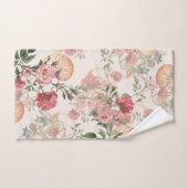 フランスのな短命なもののばら色のオウムガイの貝のBathタオルセット バスタオルセット (ハンドタオル)