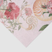 フランスのな短命なもののばら色のPassionflowerのティッシュペーパー 薄葉紙 (詳細)