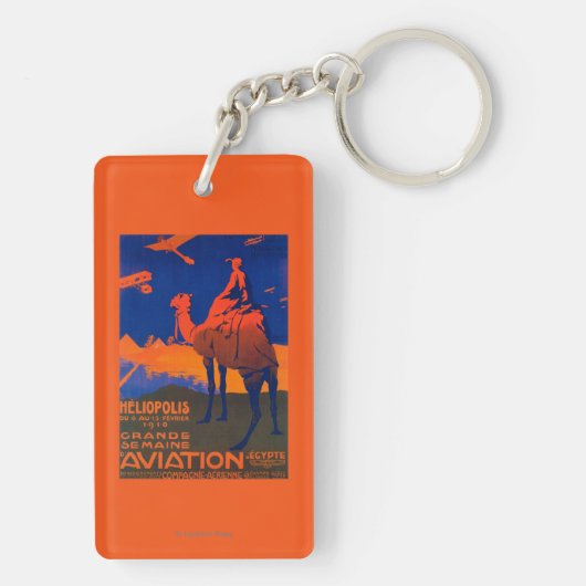 フランスのな航空会社の昇進ポスター キーホルダー (裏面)