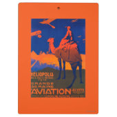 フランスのな航空会社の昇進ポスター クリップボード (裏面)