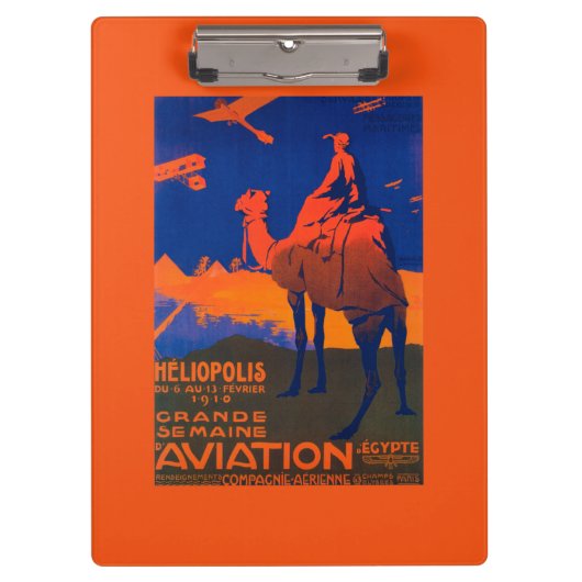 フランスのな航空会社の昇進ポスター クリップボード (正面)