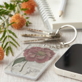 フランスのな花柄III キーホルダー (正面右)