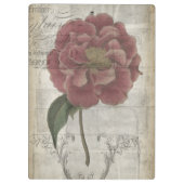 フランスのな花柄III クリップボード (裏面)