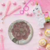 フランスのな花柄III ペーパープレート (パーティー)