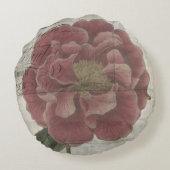 フランスのな花柄III ラウンドクッション (裏面)