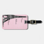 フランスのな荷物のラベル ラゲッジタグ (正面横)