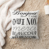 フランスのな要素 クッション (ブランケット)