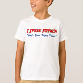 フランスのな軍事大国を話して下さい Tシャツ (正面)