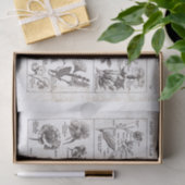 フランスのな辞書のプレートのプリントNo.22138 Flowers/Fle 薄葉紙 (ギフト)