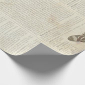 フランスのな辞書60lb Decoupageシート30" x 36" ラッピングペーパー (角)