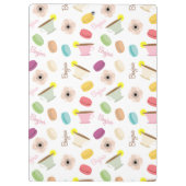 フランスのな食糧パターンクリップボード クリップボード (裏面)