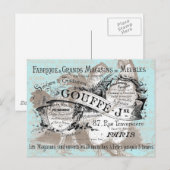 フランスのな鶏の調度品 ポストカード (正面/裏面)