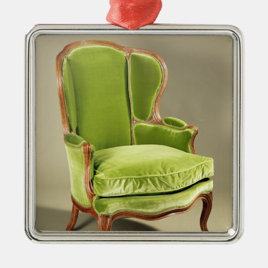 フランスのなbergereの椅子、c.1725 メタルオーナメント (正面)