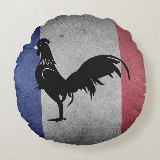 フランスのなcoq ラウンドクッション (正面)