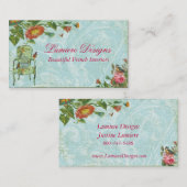 フランスのなFandangoの庭 名刺 (正面/裏面)