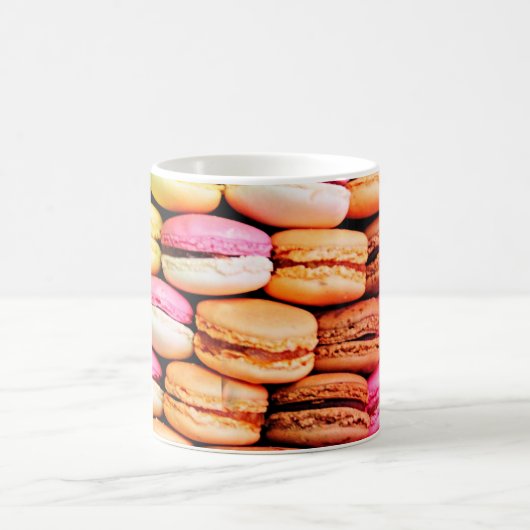 フランスのなmacaron コーヒーマグカップ (中央)