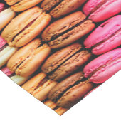 フランスのなmacaron ショートテーブルランナー (コーナー)