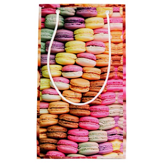 フランスのなmacaron スモールペーパーバッグ (正面)
