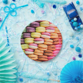 フランスのなmacaron ペーパープレート (パーティー)