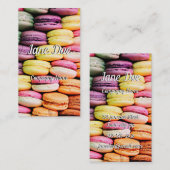 フランスのなmacaron 名刺 (正面/裏面)