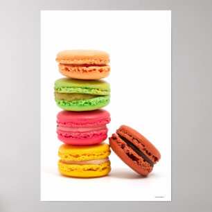 フランスのなmacaroons ポスター