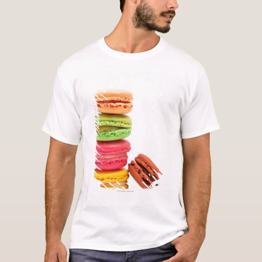 フランスのなmacaroons tシャツ (正面)