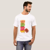 フランスのなmacaroons tシャツ (正面フル)