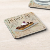 フランスのなPatisserieのコースターチョコレートeclairs コースター (左側)