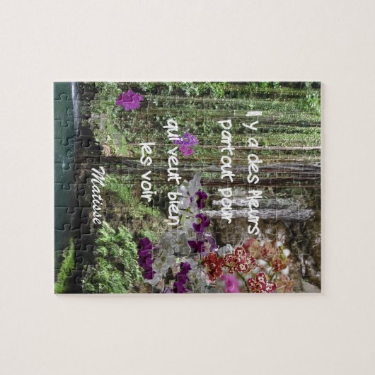 フランスののMatisseの引用文 ジグソーパズル (横)