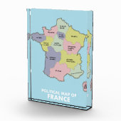 フランスのはがきの政治地図 フォトブロック (右)