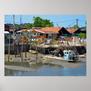 フランスのはがきマグネットのラテスト・デ・ブチ港 ポスター