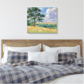 フランスのまわりにルーラルランドスケープメレヴィル（アート） キャンバスプリント (インサイチュ (寝室))