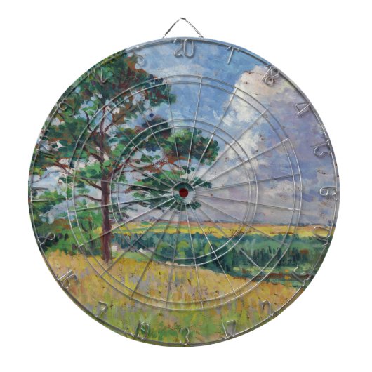 フランスのまわりにルーラルランドスケープメレヴィル(アート) ダーツボード (正面)