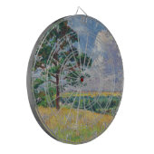 フランスのまわりにルーラルランドスケープメレヴィル(アート) ダーツボード (正面左)