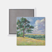 フランスのまわりにルーラルランドスケープメレヴィル（アート） マグネット (正面/裏面)