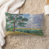 フランスのまわりにルーラルランドスケープメレヴィル（アート） ランバークッション (ブランケット)