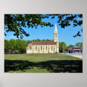 フランスのアウディンジ教会 ポスター (正面)