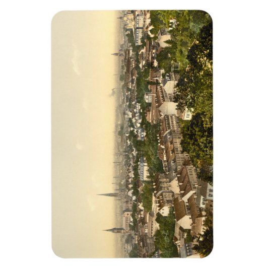 フランスのアルザス南部のミュールハウス マグネット (縦)