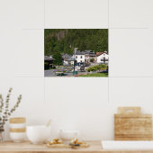 フランスのアルジェンティエール村 ポスター (キッチン)