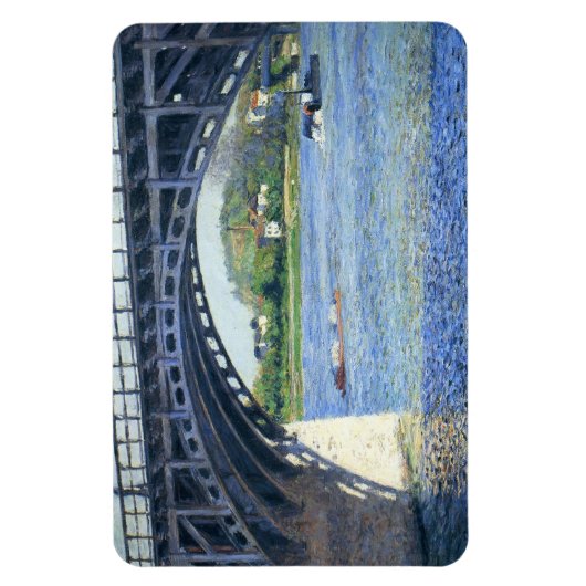 フランスのアルジェンティーユ橋 マグネット (縦)