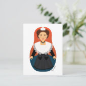 フランスのアルズ、プロヴァンス・マトリョシカ葉書 ポストカード (スタンド正面)