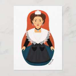 フランスのアルズ、プロヴァンス・マトリョシカ葉書 ポストカード